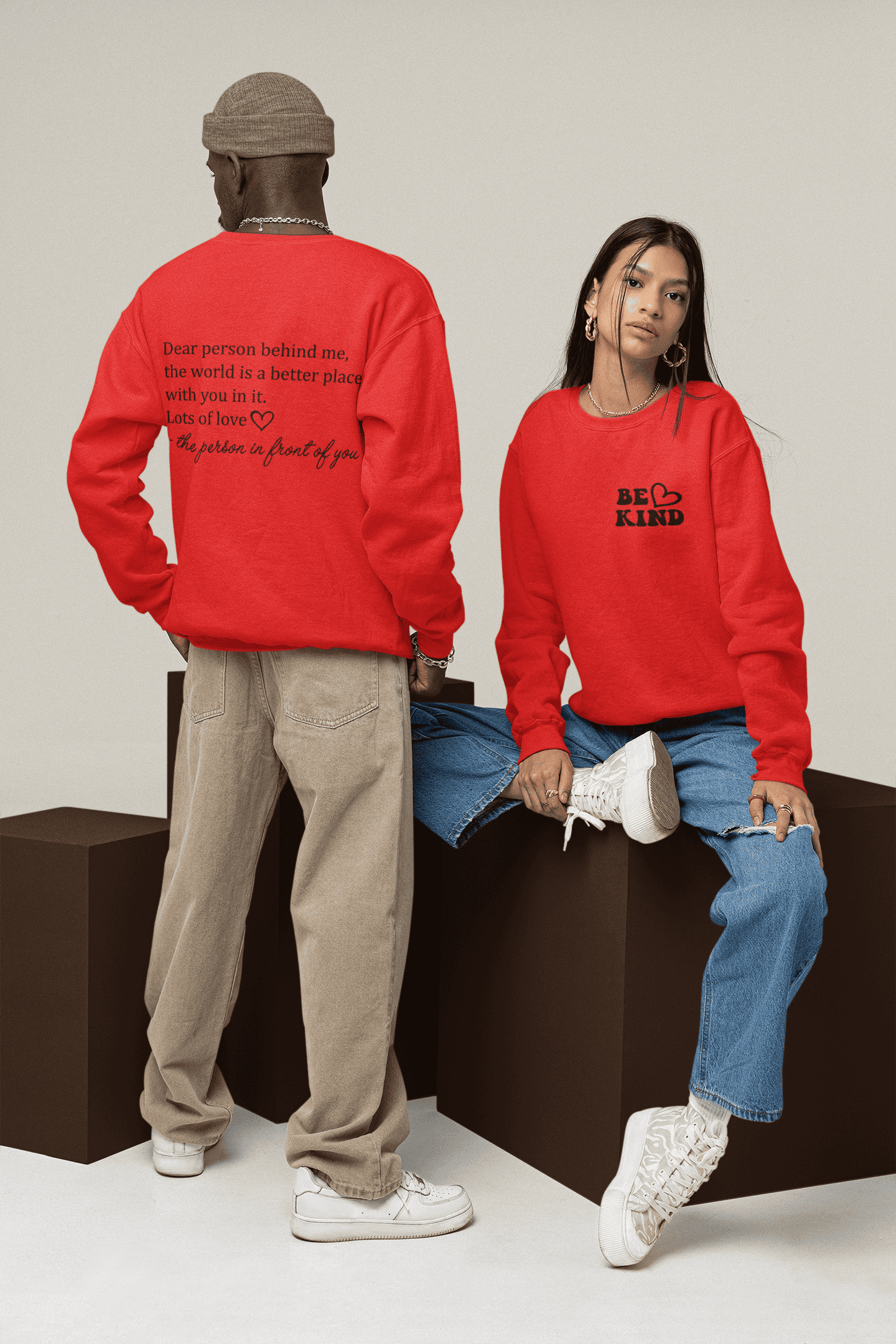 Be Kind Crewneck-Black