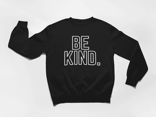 Be Kind Crewneck-Black
