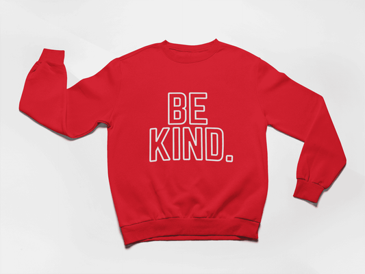 Be Kind Crewneck-Red