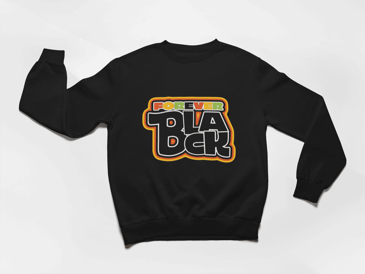 Forever Black Crewneck