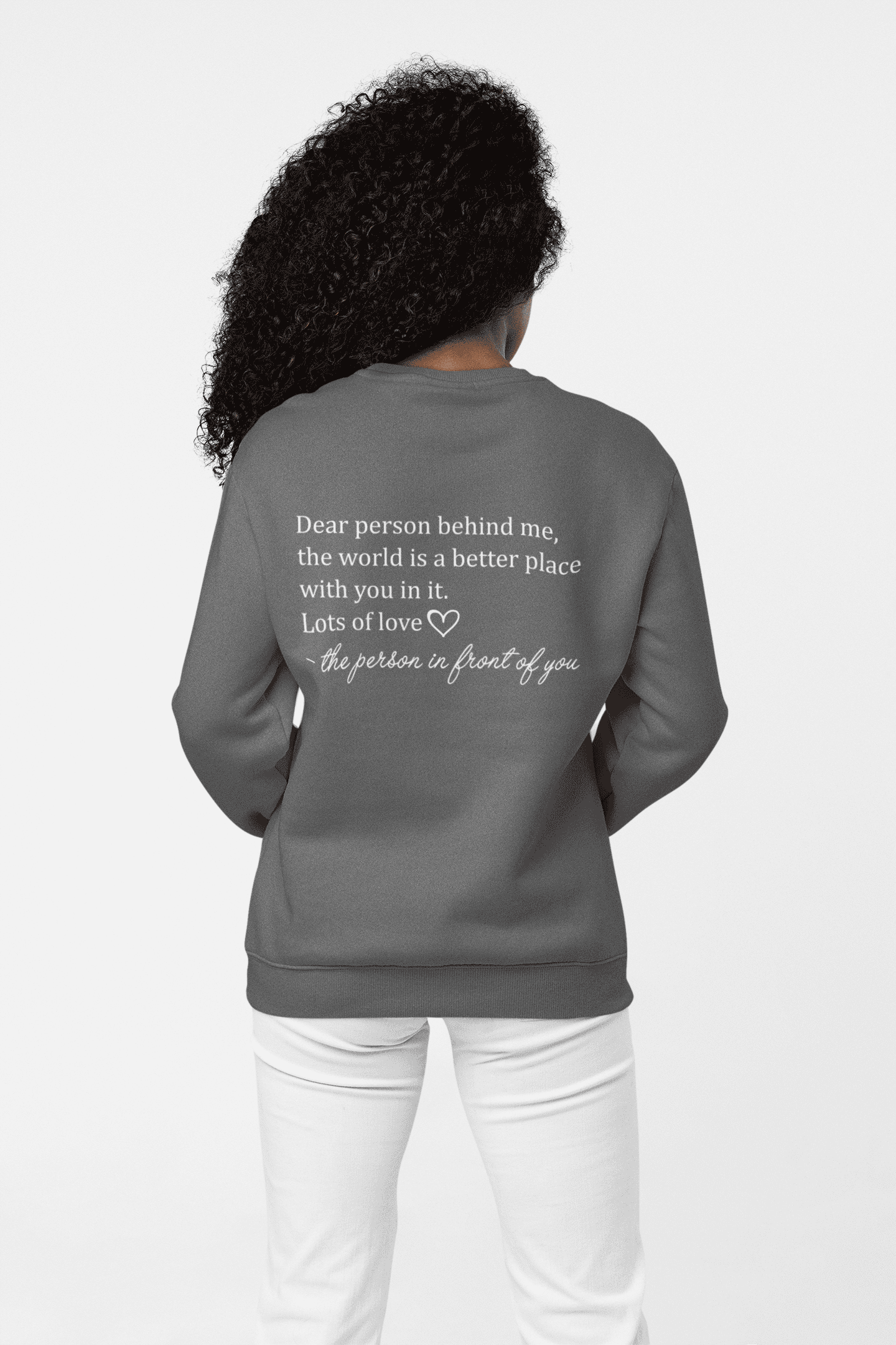 Be Kind Crewneck-Gray